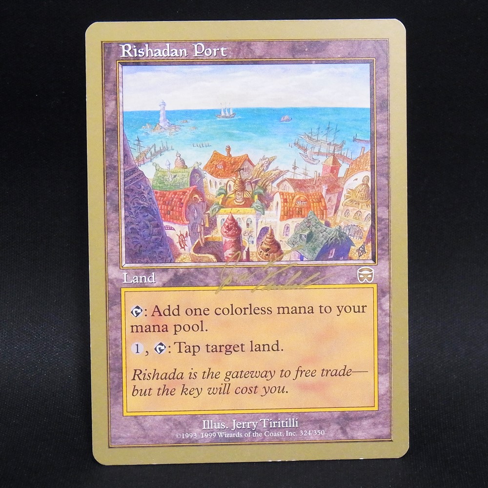 ◆【中古MTG】マジックザギャザリング│リシャーダの港/Rishadan Port（Jon Finkel）【金枠・EN/WC00】