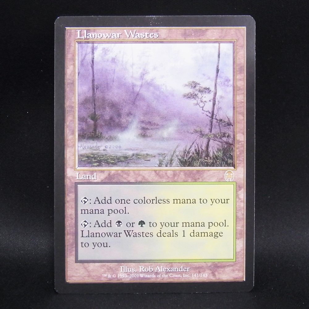 ◆【中古MTG】マジックザギャザリング│ラノワールの荒原/Llanowar Wastes【APC/EN】