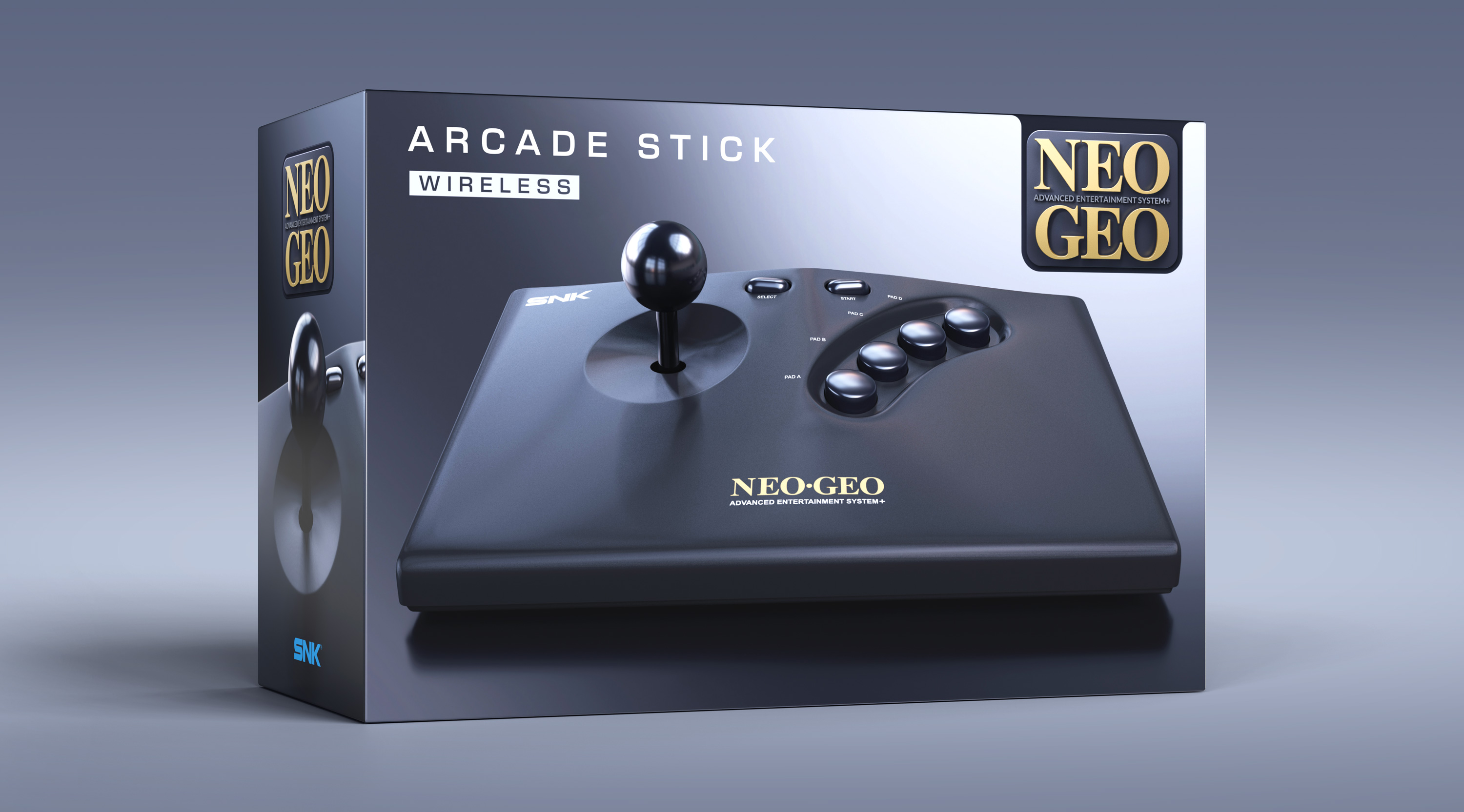 【予約商品】 NEOGEO AES+ ワイヤレスアーケードスティック（ブラック）