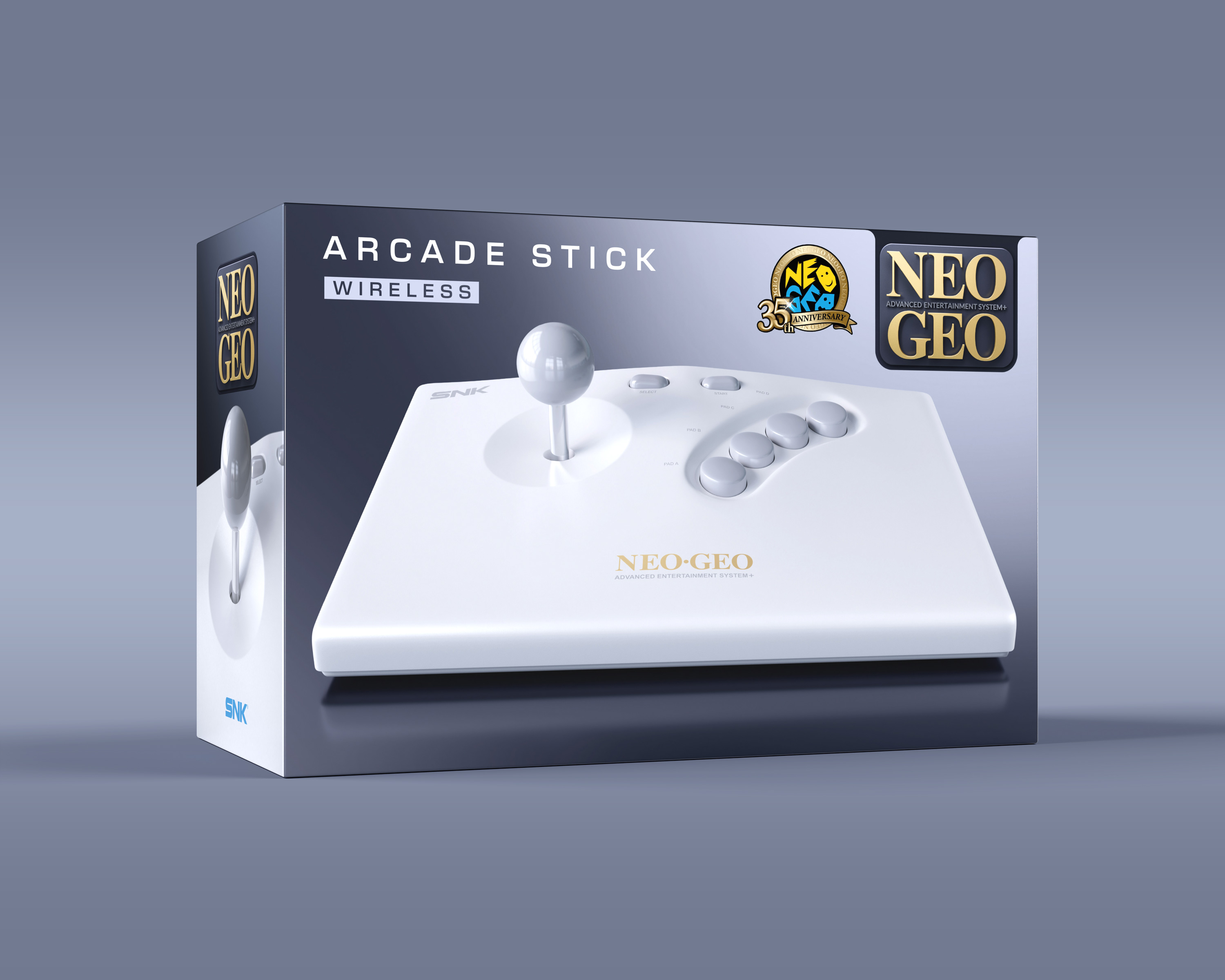 【予約商品】 NEOGEO AES+ ワイヤレスアーケードスティック（ホワイト）