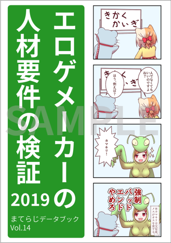 まてらじデータブック Vol.14 / エロゲーメーカーの人材要件の検証2019