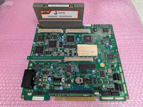 【店頭併売品】（アーケード基板）セガ ST-V「レイディアントシルバーガン」【AR-3264】
