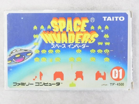 【中古ソフト】ファミコン│スペースインベーダー 箱付
