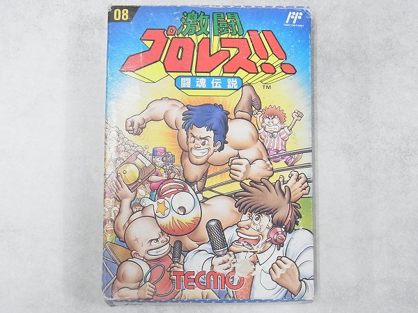 【中古ソフト】ファミコン│激闘プロレス!! 闘魂伝説 箱付