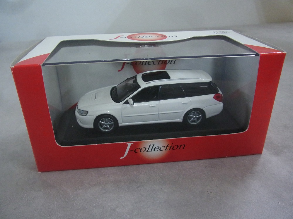 京商 Jコレクション 1/43 スバル レガシィ 2.0GT サテンホワイト JC23W51W