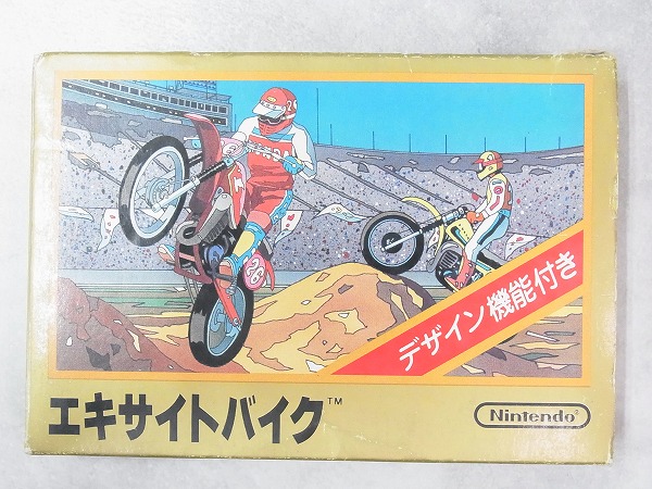 【中古ソフト】ファミコン│エキサイトバイク 箱付