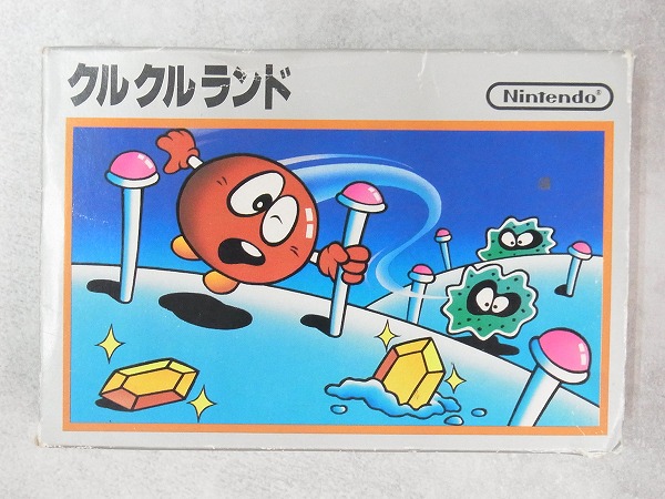 【中古ソフト】ファミコン│クルクルランド 箱付