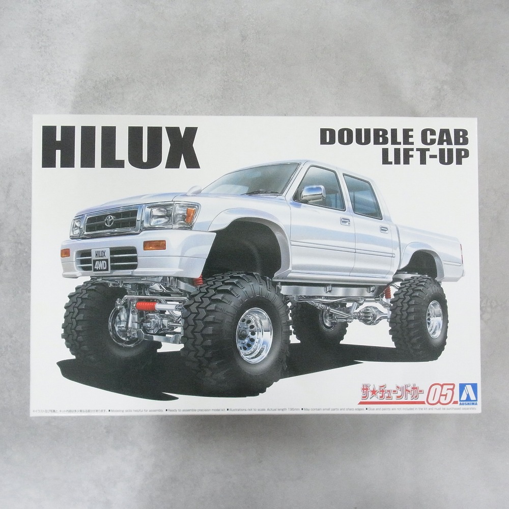 アオシマ 1/24 LN107 ハイラックスピックアップ ダブルキャブ リフトアップ ’94 トヨタ