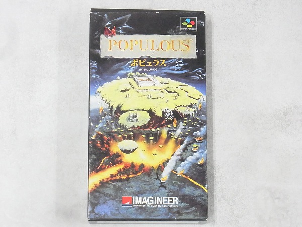 【中古ソフト】スーパーファミコン│ポピュラス 箱付