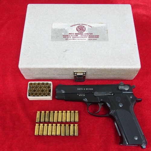 MGC モデルガン S&W  SW/59 SW59 ブローバック[くれいも屋：I0A225]