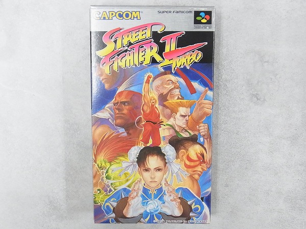 【中古ソフト】スーパーファミコン│ストリートファイターII ターボ 箱付