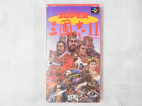 【中古ソフト】スーパーファミコン│スーパー三国志II  箱付