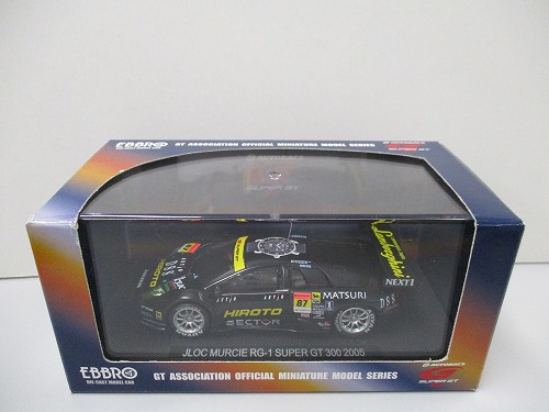 EBBRO(エブロ) 1/43 JLOC MURCIE RG-1[ムルシエラゴ] SUPER GT300 2005(ブラック) 【773】