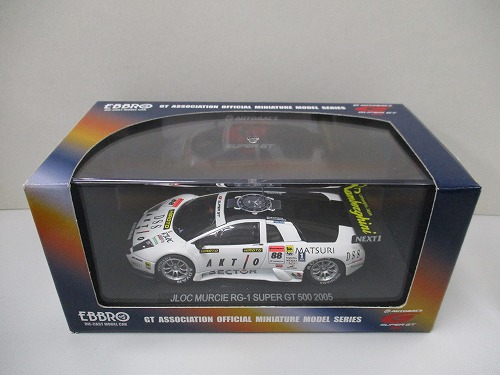 EBBRO(エブロ) 1/43 JLOC MURCIE RG-1[ムルシエラゴ] SUPER GT500 2005(ホワイト) 【772】