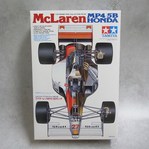 タミヤ 1/20 マクラーレン MP4/5B ホンダ 20026
