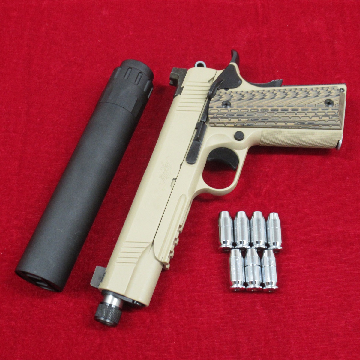 ■ B.W.C. KIMBER キンバー デザートウォーリアー TFS サイレンサー付 10挺限定生産 モデルガン