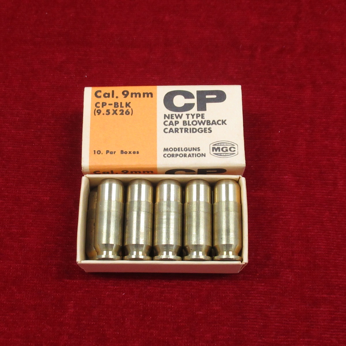 MGC CAL.9mm CP-BLK (9.5×26) カートリッジ