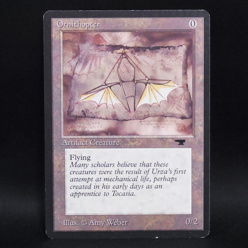 ◆【中古MTG】マジックザギャザリング│羽ばたき飛行機械/Ornithopter【EN/ATQ】