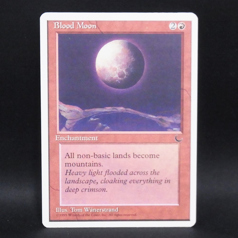 ◆【中古MTG】マジックザギャザリング│血染めの月/Blood Moon【EN/CHR】