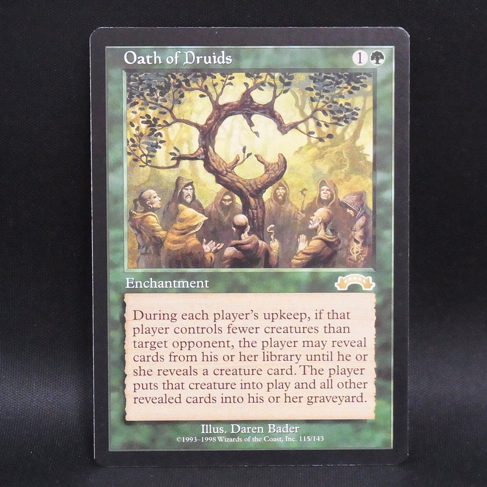 ◆【中古MTG】マジックザギャザリング│ドルイドの誓い/Oath of Druids【EN/EXO】