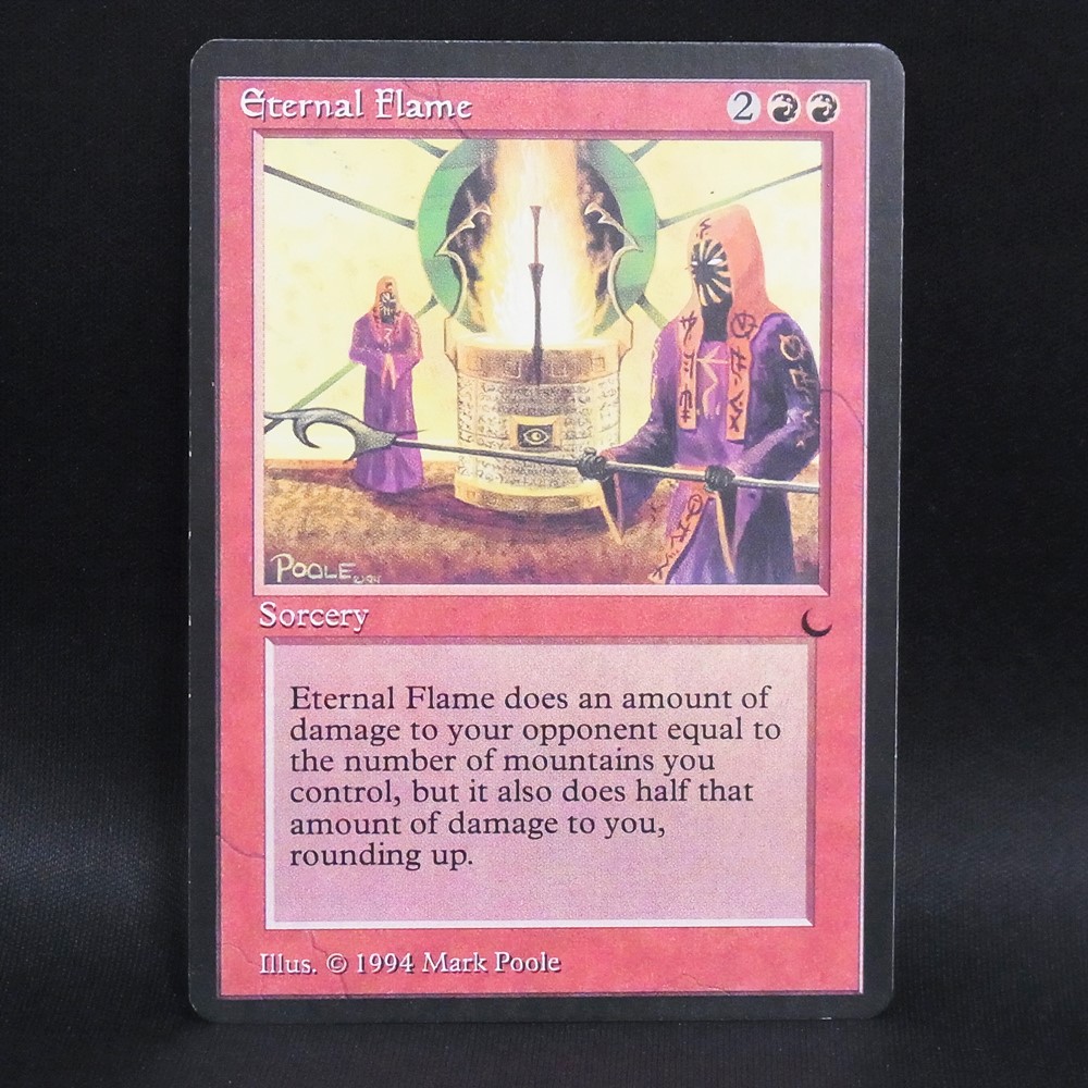 ◆【中古MTG】マジックザギャザリング│Eternal Flame【EN/DRK】