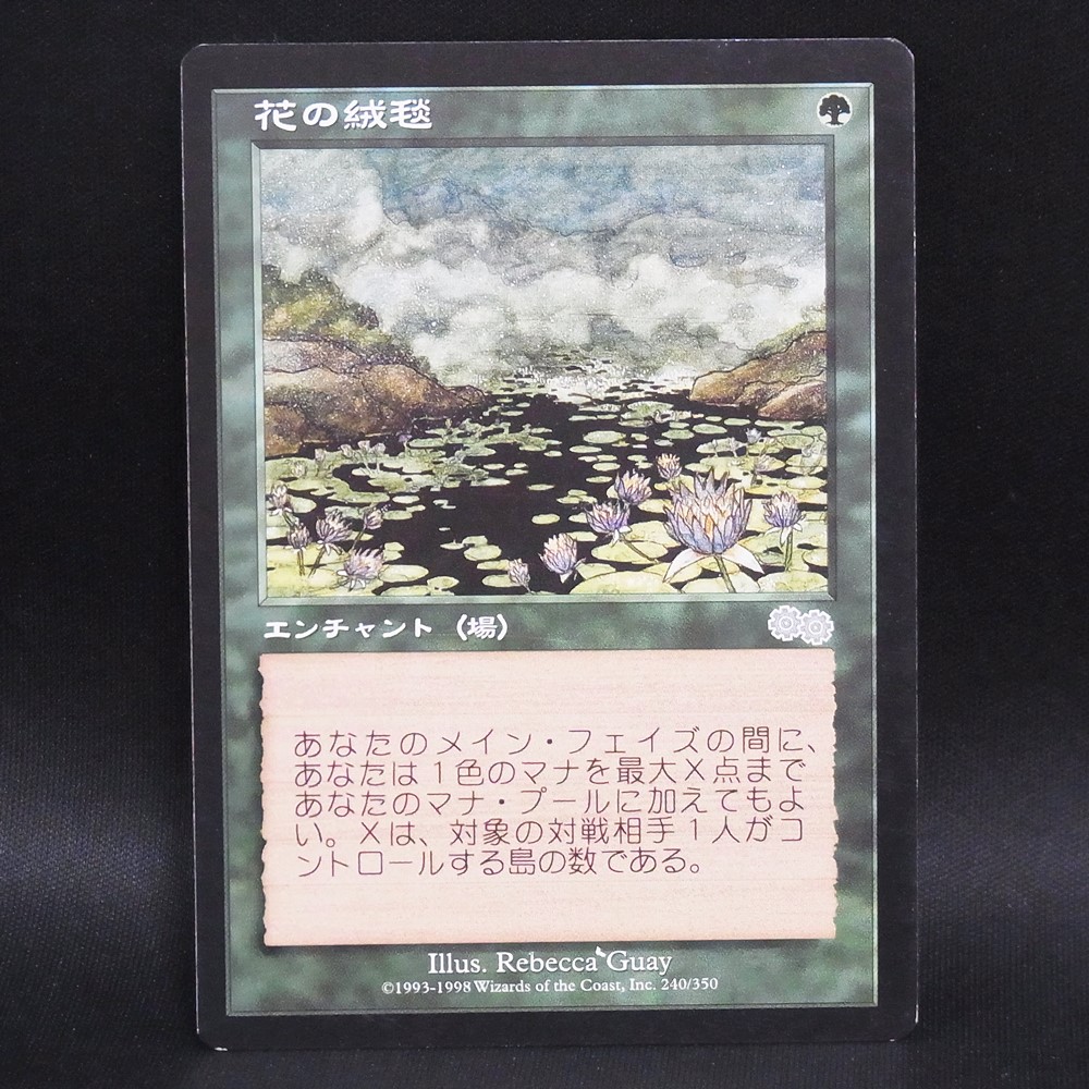 ◆【中古MTG】マジックザギャザリング│花の絨毯/Carpet of Flowers【JP/USG】