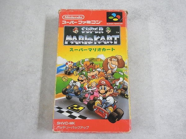 【中古ソフト】スーパーファミコン│スーパーマリオカート 箱付