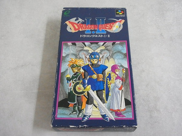 【中古ソフト】スーパーファミコン│ドラゴンクエストⅠ・Ⅱ 箱付