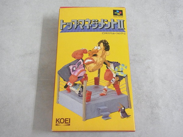 【中古ソフト】スーパーファミコン│トップマネジメントII 箱付