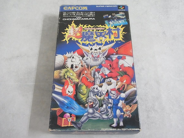 【中古ソフト】スーパーファミコン│超魔界村 箱付