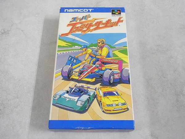 【中古ソフト】スーパーファミコン│スーパーファミリーサーキット 箱付