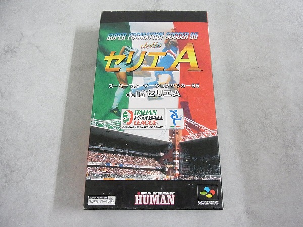 【中古ソフト】スーパーファミコン│スーパーフォーメーションサッカー’95 della セリエA EXTRA PACKAGE 箱付