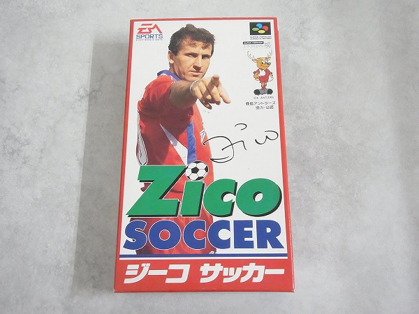 【中古ソフト】スーパーファミコン│ジーコサッカー 箱付