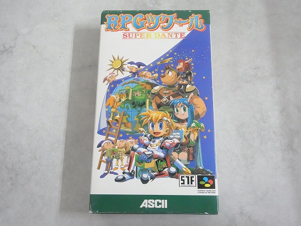 【中古ソフト】スーパーファミコン│RPGツクール SUPER DANTE 箱付