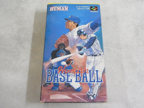 【中古ソフト】スーパーファミコン│ヒューマン・ベースボール 箱付