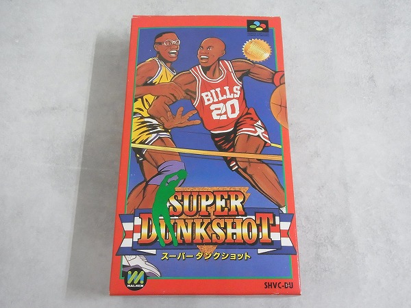 【中古ソフト】スーパーファミコン│スーパーダンクショット 箱付