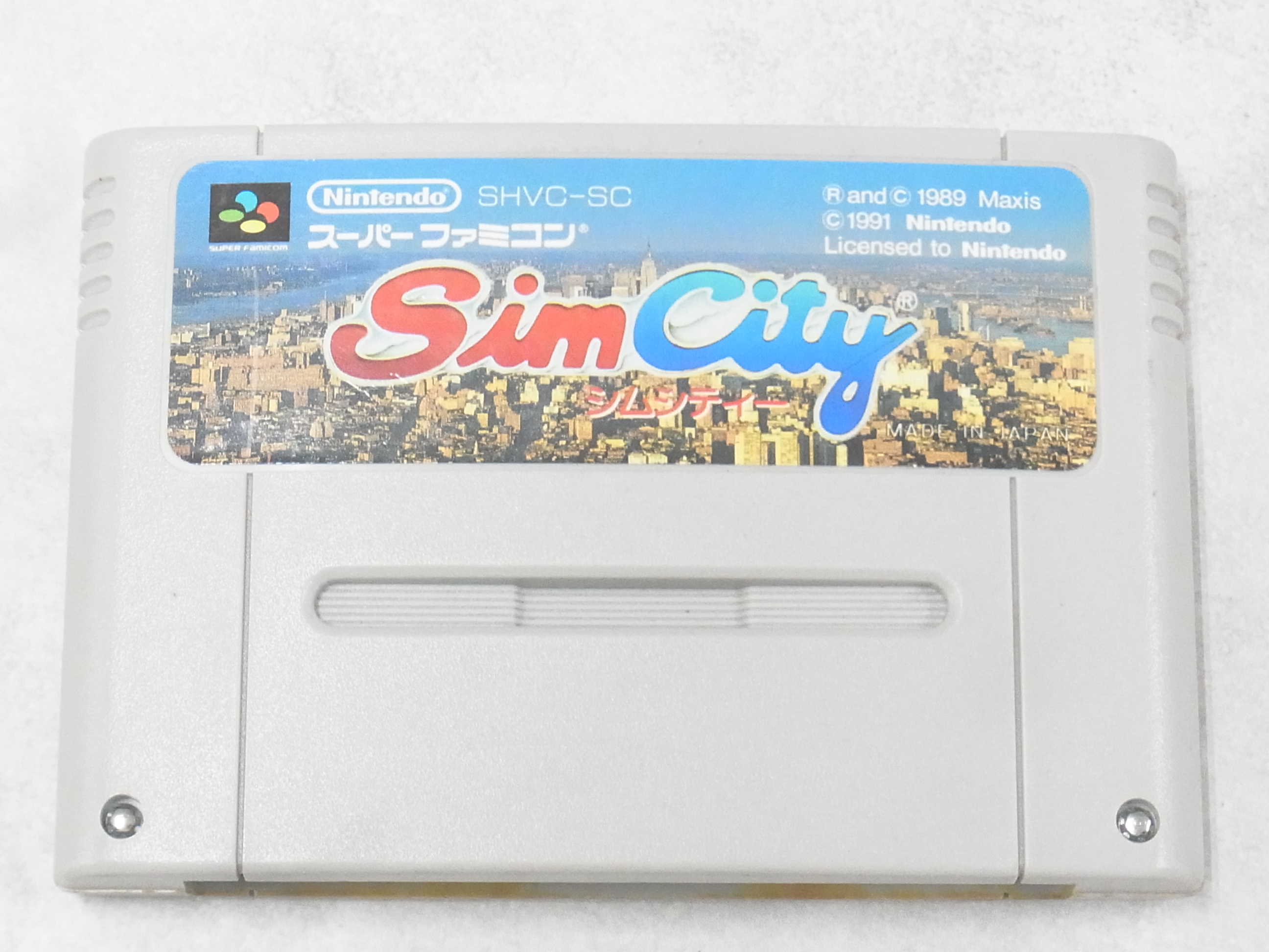 【中古ソフト】スーパーファミコン│シムシティー