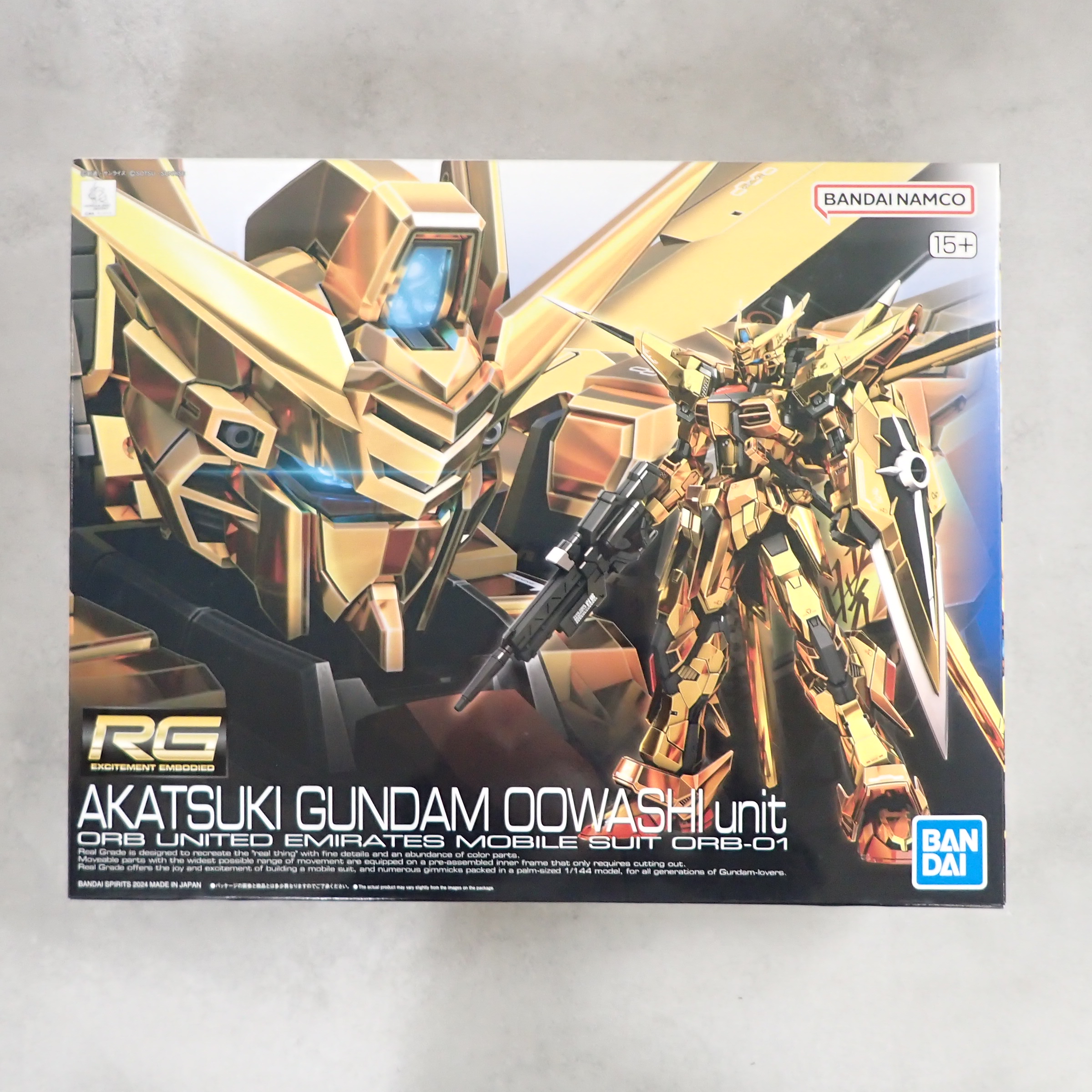 RG 1/144 アカツキガンダム(オオワシ装備)