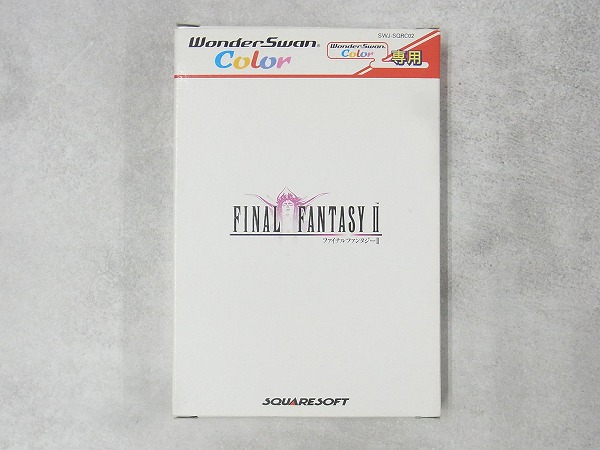 【中古ソフト】ワンダースワン カラー│ファイナルファンタジーII 箱付