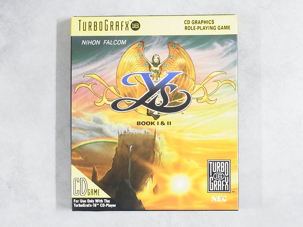 【中古ソフト】PCエンジン│イース I＆II 箱付