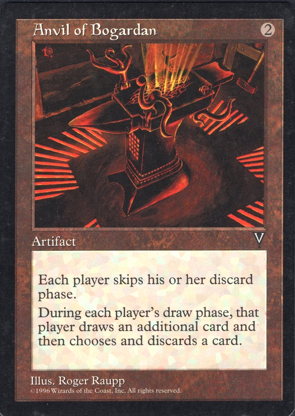 中古MTG【VIS】ボガーダンの金床 / Anvil of Bogardan《英》（MTG/マジック:ザ・ギャザリング）【管理:M1117】