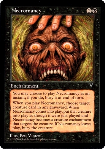 中古MTG【VIS】ネクロマンシー / Necromancy《英》（MTG/マジック:ザ・ギャザリング）【管理:M1124】