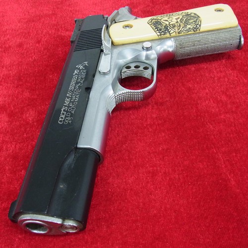 MGC モデルガン COLT コルト MKⅣ シリーズ70 ゴールドカップ ナショナルマッチ コブラ風グリップ[くれいも屋：I0A310]