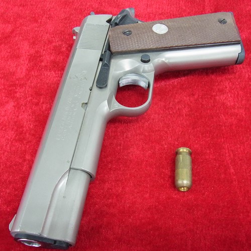 MGC モデルガン COLT コルトガバメント シルバー  MKⅣ シリーズ70[くれいも屋：I0A323]
