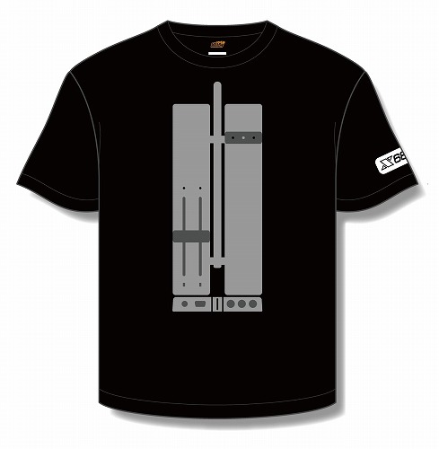 WAXON「X68000」Tシャツ（ブラック)