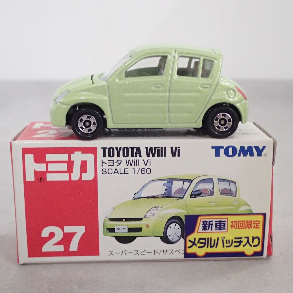トミカ 27 トヨタ Will Vi メタルバッチ入り