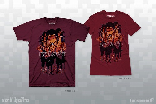 VA-11 HALL-A グリッチシティナイト Tシャツ