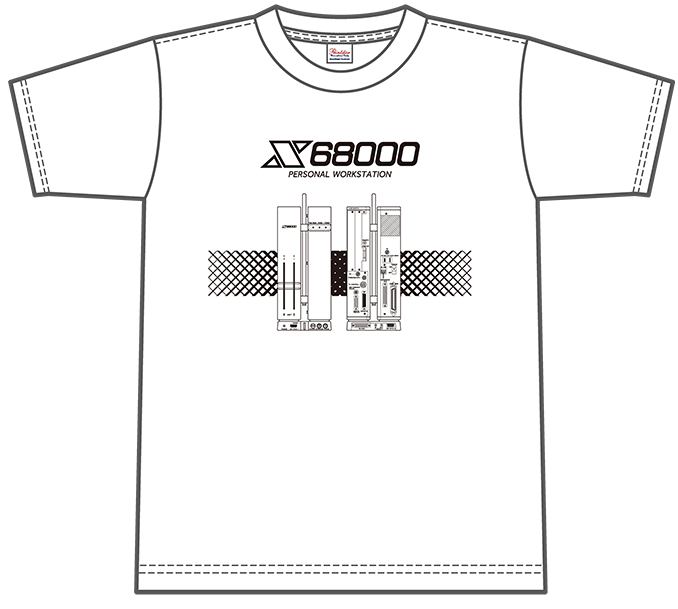 X68000 Tシャツ「FRONT/REAR VIEW」