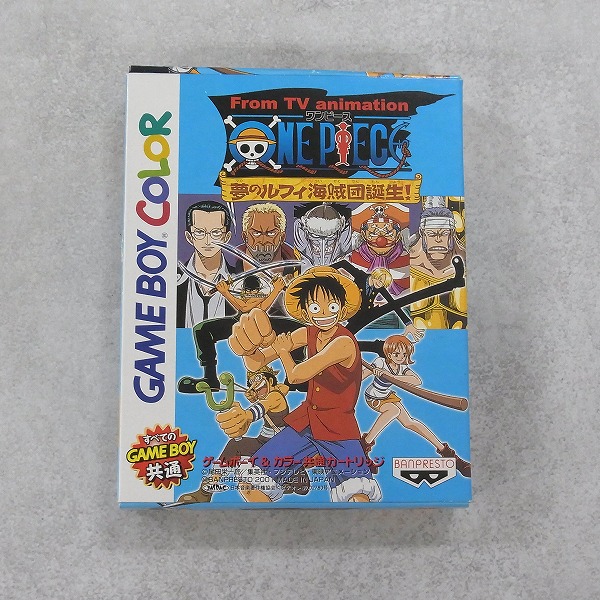 【中古ソフト】ゲームボーイ│ONE PIECE 夢のルフィ海賊団誕生! 箱付