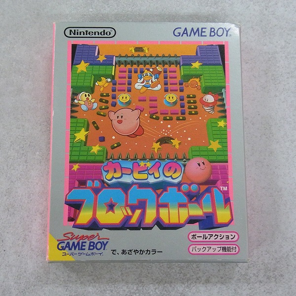 【中古ソフト】ゲームボーイ│カービィのブロックボール 箱付